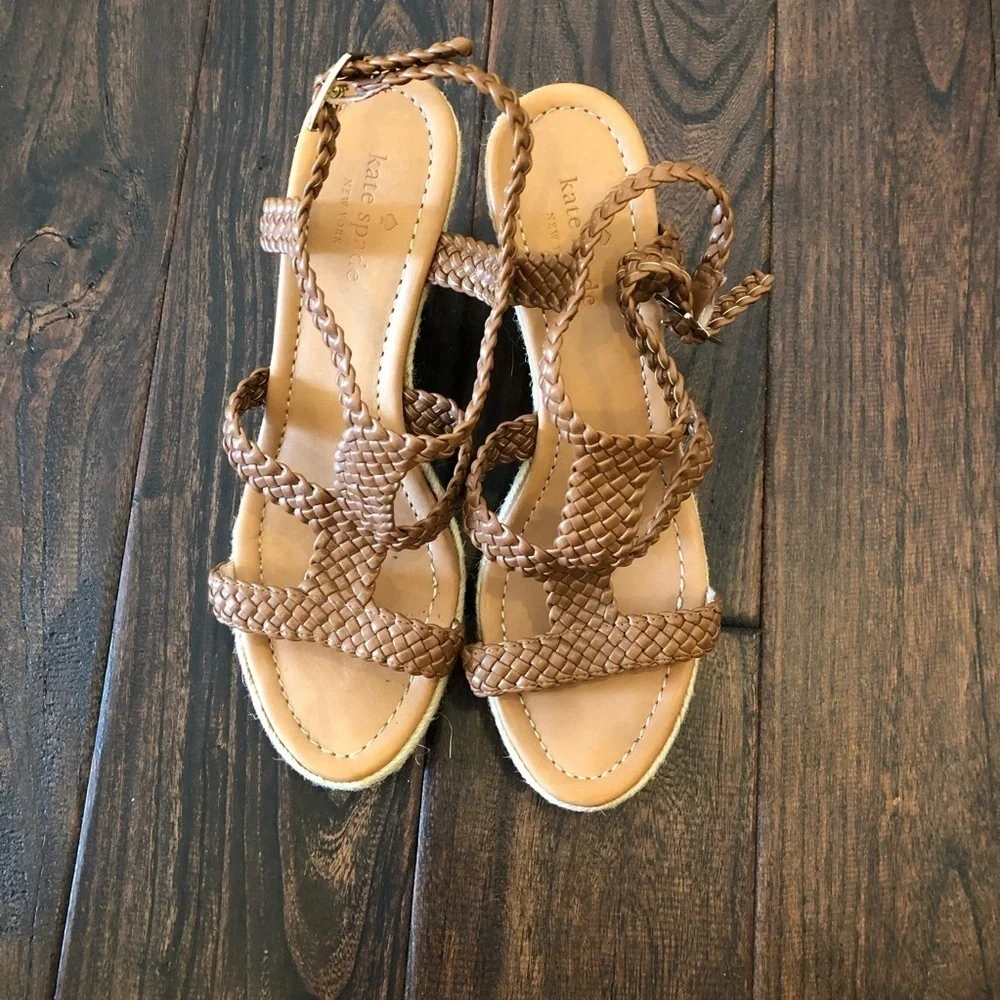 Kate Spade Espadrille Wedge Sandals Size 9.5